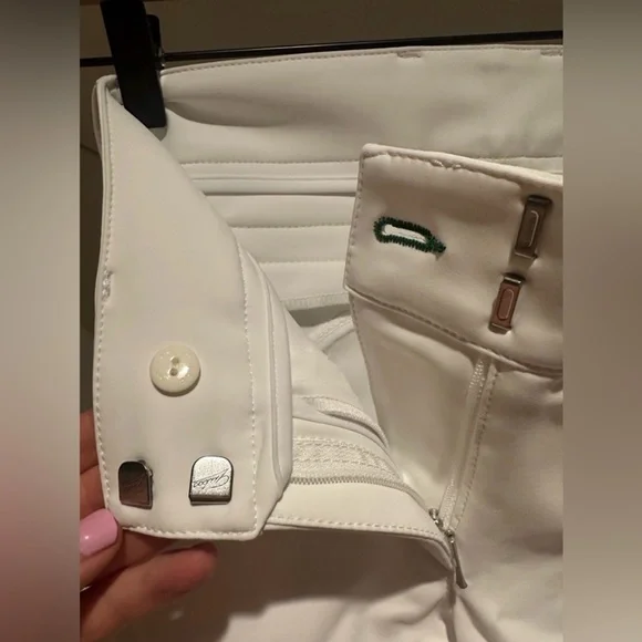 Iago Italia Equestrian Riding Show Breeches, White, Size 24, Good Condition - Picture 7 of 14